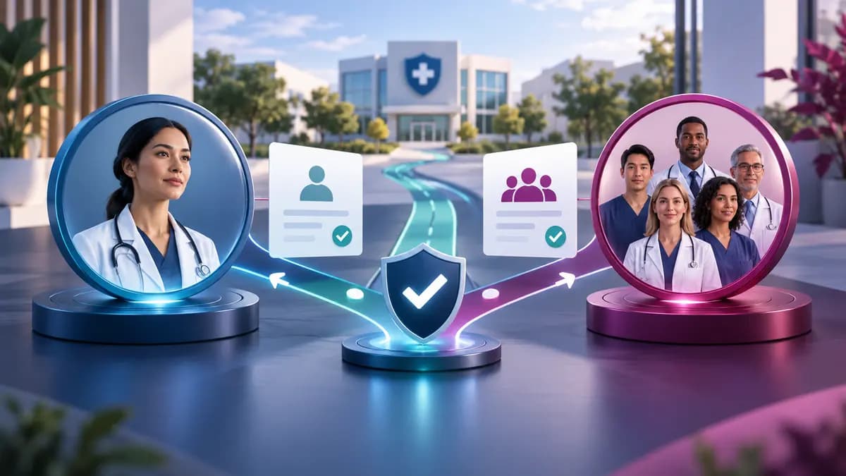 Individual clinician and group practice NPI identity pathways